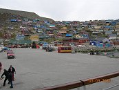 Small community with colourful houses