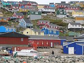 Small community with colourful houses